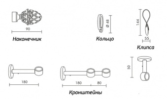 Карниз "Ornella"