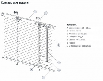 Жалюзи 16 и 25 мм