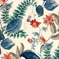 Ткань Sarlas Jacobean 2-3777-blue