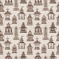 Ткань Fabricut Bezique Pagoda Teak