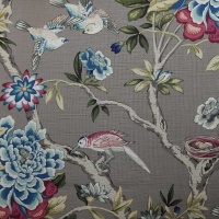 Ткань Galleria Arben Sky Garden Birds Jewel