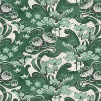 Ткань Vestale Eastasia Nymphea Jade