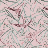 Ткань Vestale Eastasia Goose Chase Blush