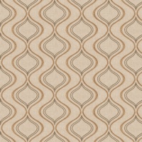 Ткань Fabricut Bone Ogee Sage