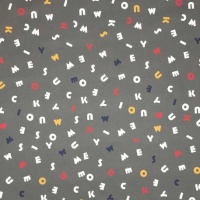 Ткань Sarlas Mickey Letters 5-2298