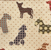 Ткань Galleria Arben Tapiz Dogs Beige