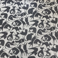 Ткань Galleria Arben Cool For Cats 948 Charcoal