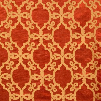 Ткань Galleria Arben Exclusive Perro Battuto 173 Red Gold