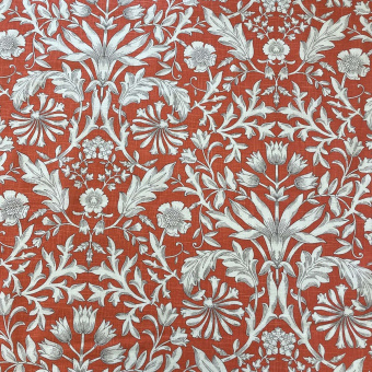 Ткань Galleria Arben Flourish 378 Coral Red