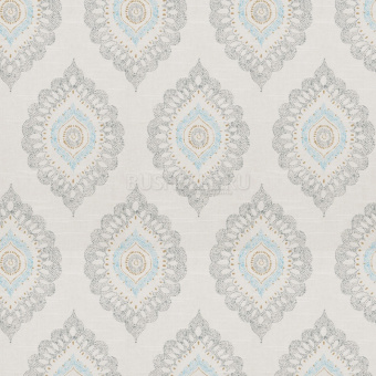 Ткань Fabricut Area Medallion Peacock