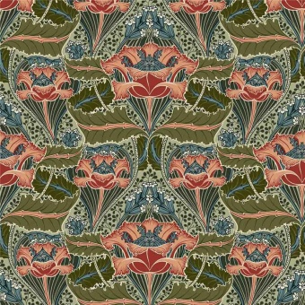 Ткань Vestale Heritage Iris Gentle Red