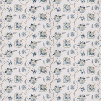 Ткань Fabricut Tilt Floral Marine