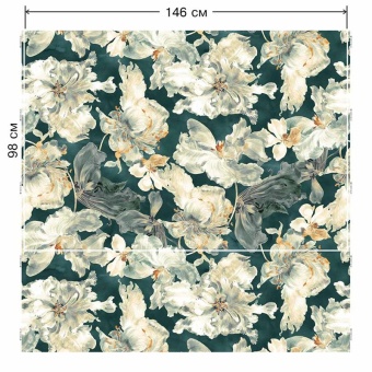 Ткань Vestale Lush Bloom Green Lake