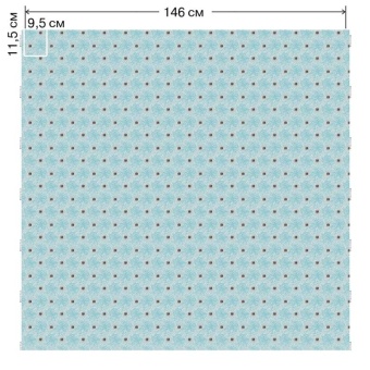 Ткань Vestale Eastasia Mirage Cyan