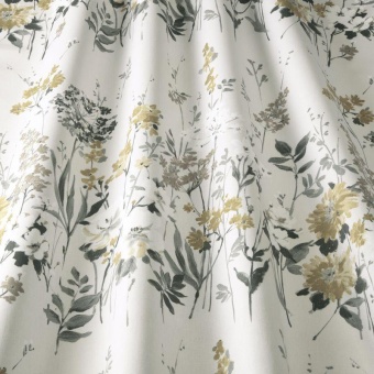Ткань Elegancia Flower Art Wild meadow Charcoal