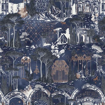 Ткань Vestale Fantasy Forest Moonlight
