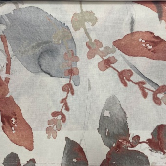 Ткань Galleria Arben Alicante Leaves Terracotta
