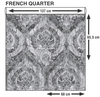 Ткань Galleria Arben Sylvie French Quarter Rouge
