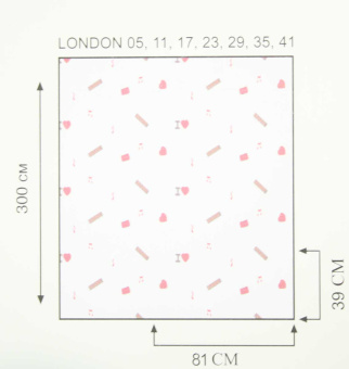 Тюль 5Avenue London 41