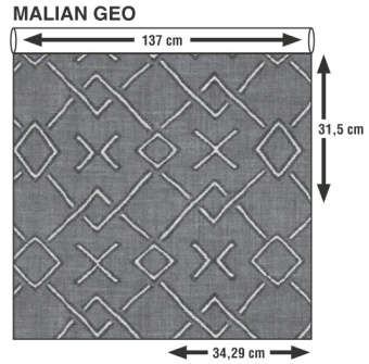 Ткань Galleria Arben Sylvie Malian Geo Fern
