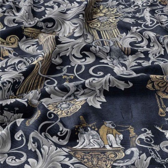 Ткань Vestale Deep Ornament Moonlight