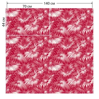 Ткань Vestale Eastasia Leafy Shade Passion