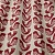Ткань Elegancia Fantasy Time Scandi birds Scarlet