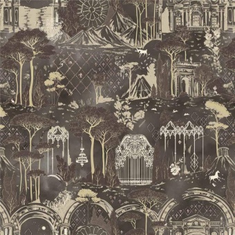 Ткань Vestale Fantasy Forest Cedar