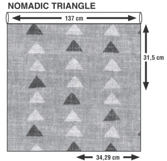 Ткань Galleria Arben Sylvie Nomadic Triangle Fossil