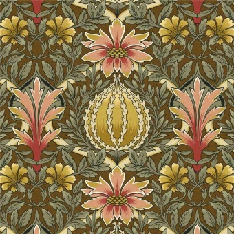 Ткань Vestale Heritage Pineapple Gentle Red
