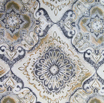 Ткань Dom Caro Gardens Alhambra Escudo Grande 91-grey