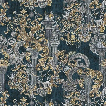 Ткань Vestale Deep Ornament Green Lake