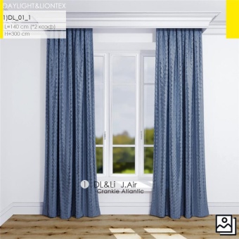 Ткань Elegancia J.Air Crankle Atlantic