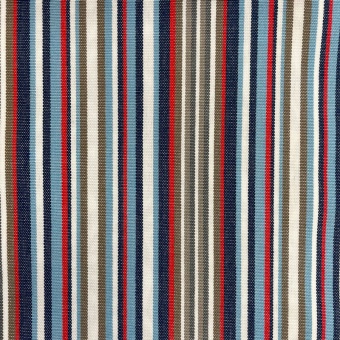 Ткань Galleria Arben Patio Guada Stripe 11 Red