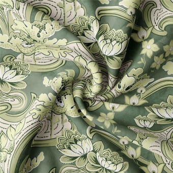 Ткань Vestale Eastasia Nymphea Hunter Green