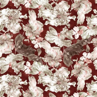 Ткань Vestale Lush Bloom Spice Chocolade