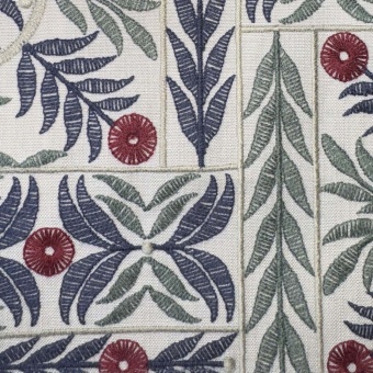 Ткань Galleria Arben Mughal Garden Indigo Cochineal