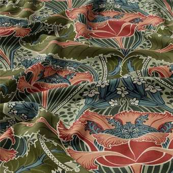 Ткань Vestale Heritage Iris Gentle Red