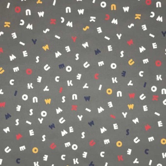 Ткань Sarlas Mickey Letters 5-2298
