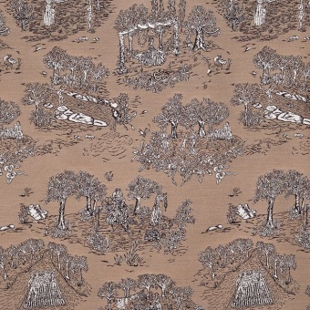 Ткань Galleria Arben Exclusive Galantes Taupe_Ke