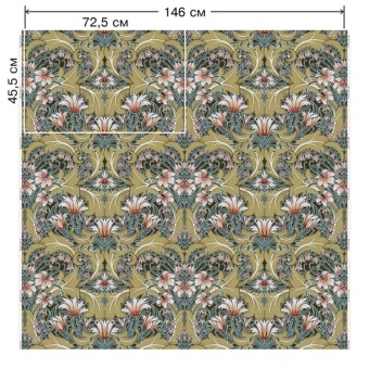 Ткань Vestale Heritage Lily Light Gold